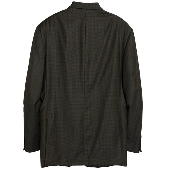 Giorgio Zanella (Italy) Tasmanian Virgin Wool Windowpane Houndstooth Cutaway - Picture 9 of 12